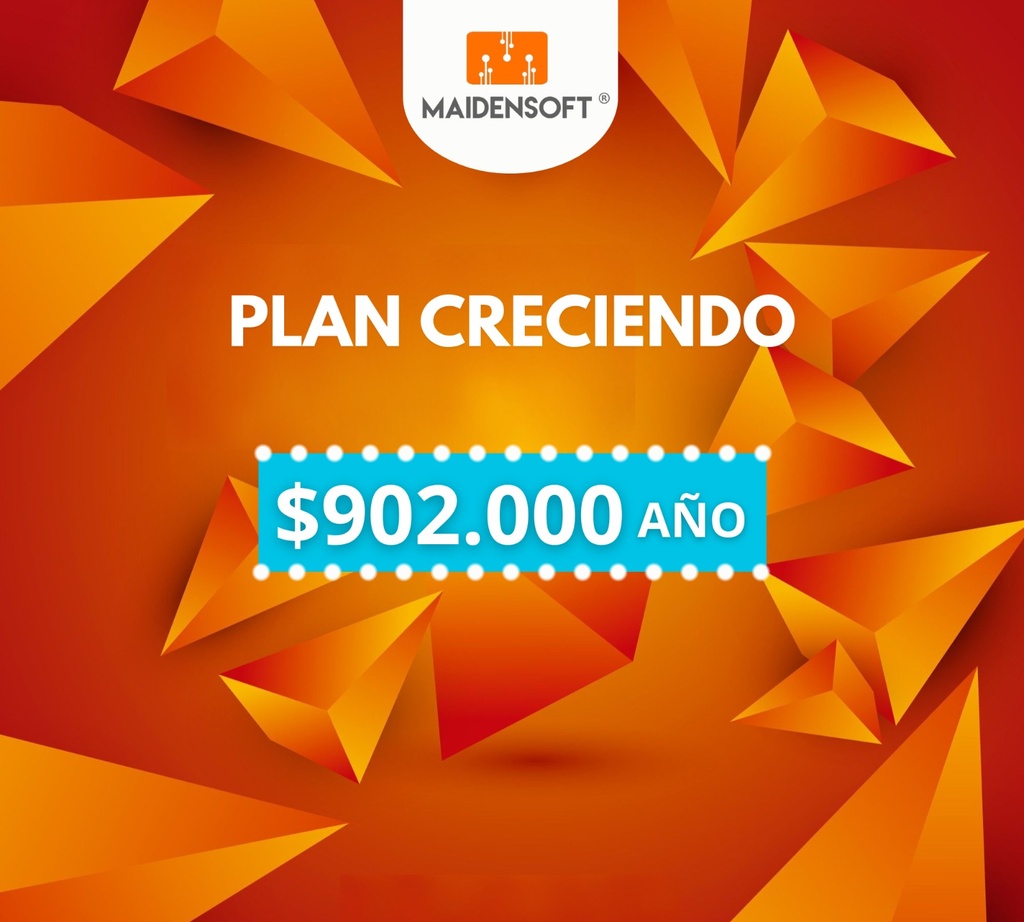 MaidenSoft Plan CRECIENDO Anual